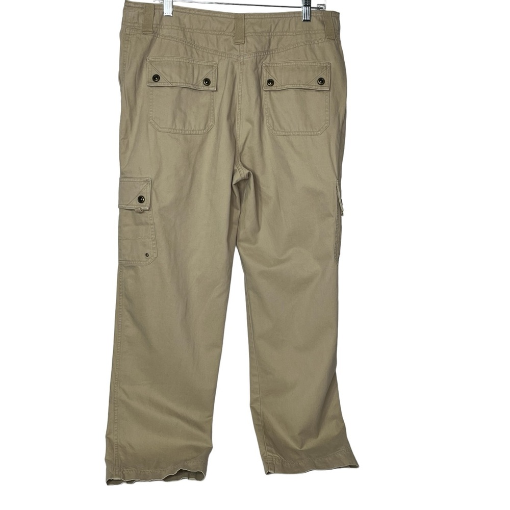Lauren Ralph Lauren‎ Khaki Baggy Straight Cargo Pants Womens 14 - Picture 3 of 7